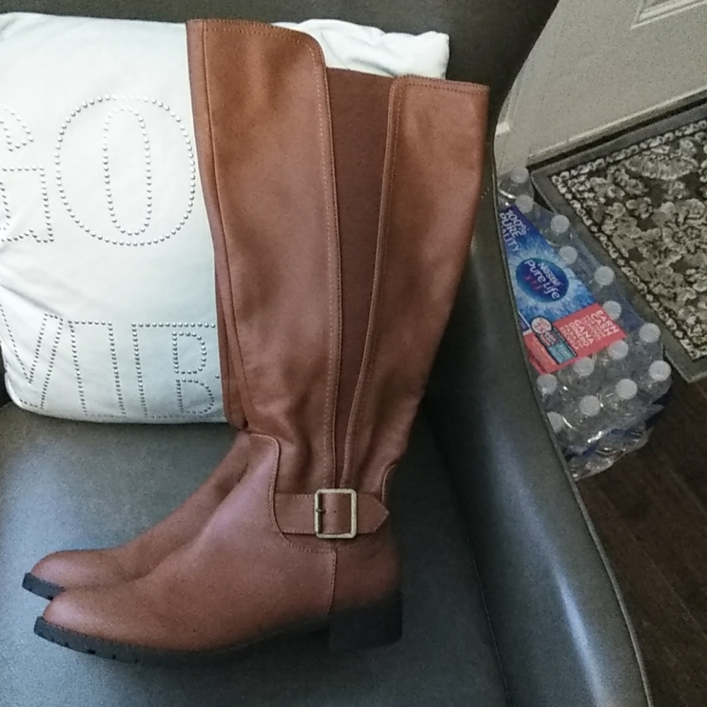 Canel leather riding boots